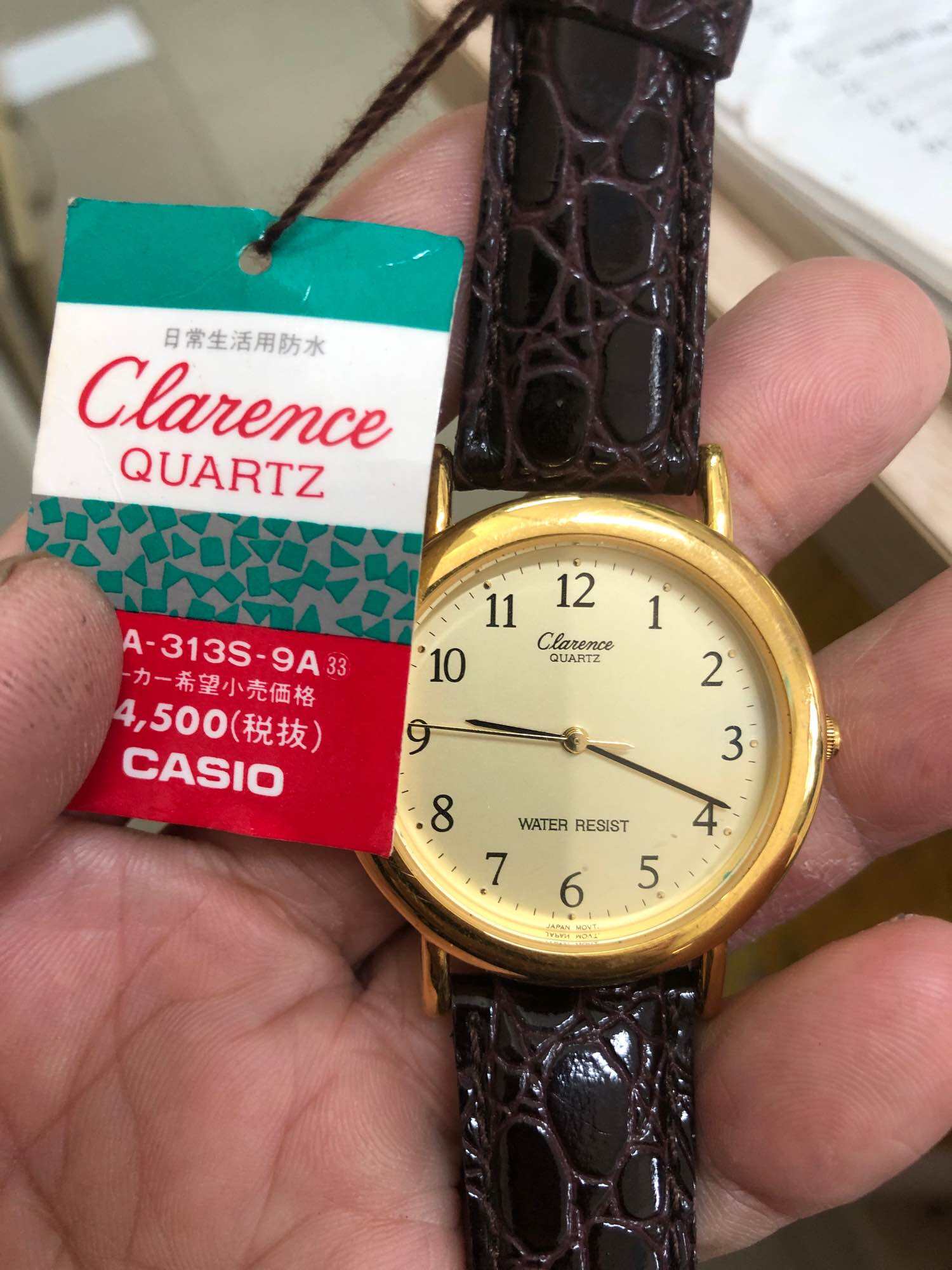 Đồng hồ nam hiệu Casio Clarence hiệu Nhật bản. mới 100%, size 35mm