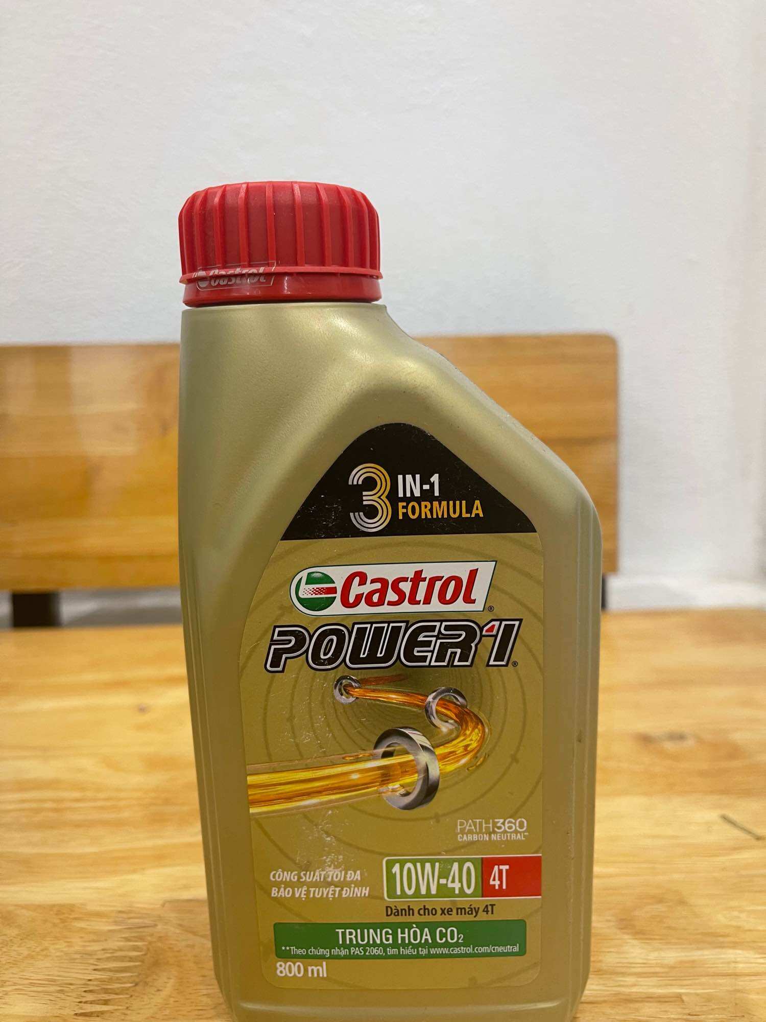 Dầu nhớt castrol xe số 10W40 800ml
