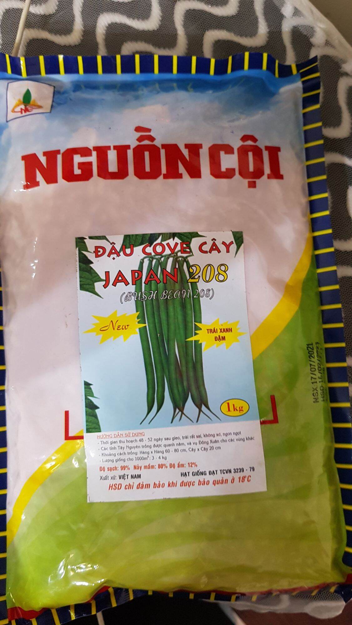 Hạt giống đậu cove nhật