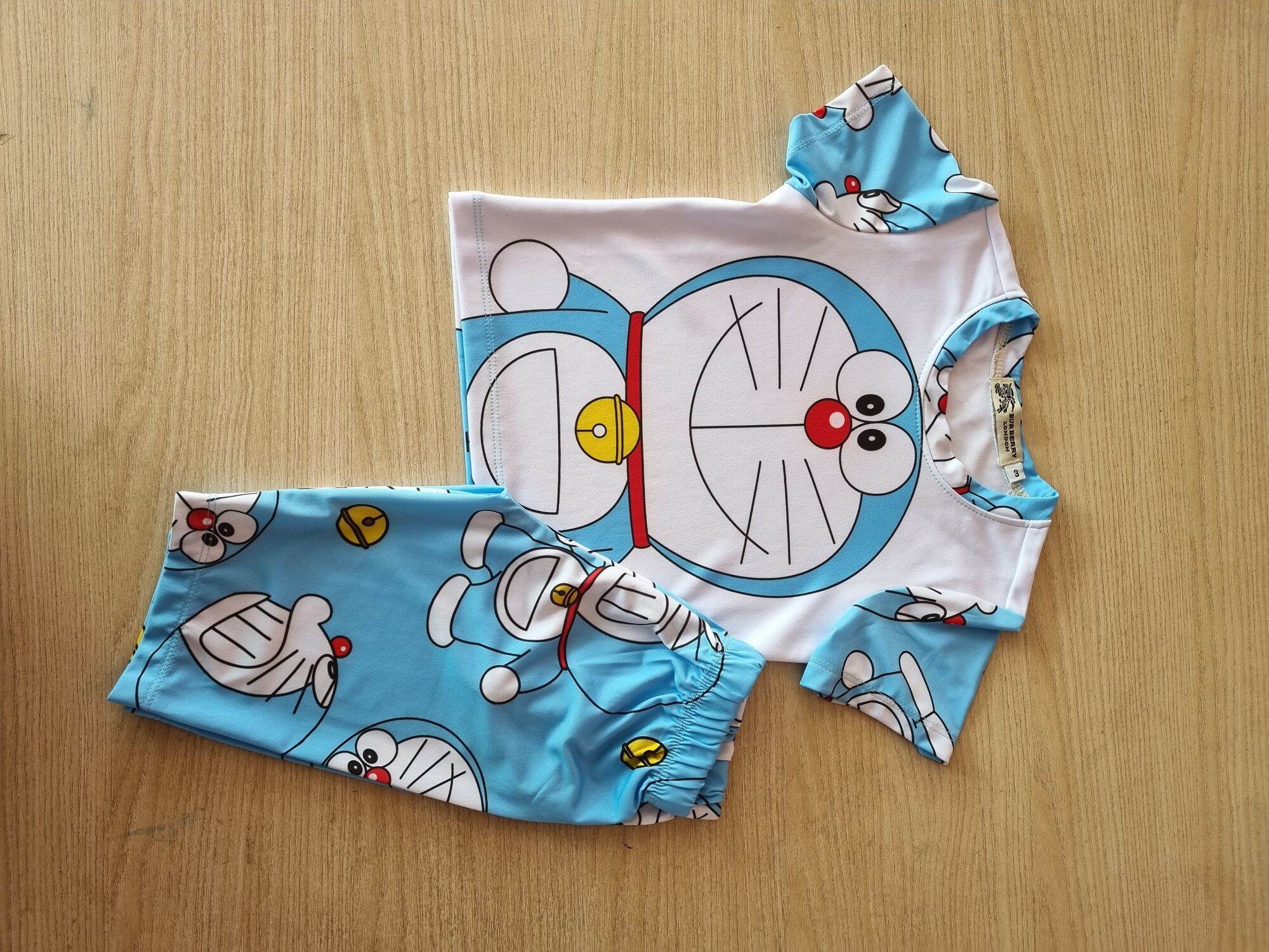 BG01- ĐỒ LỬNG BÉ GAI THUN LẠNH 3D LOẠI 1 DOREMON