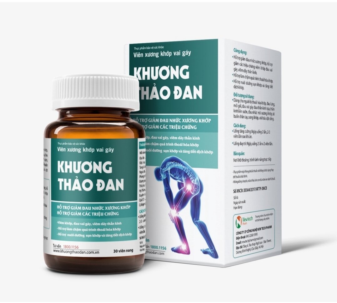 Viên xương khớp khương thảo đan lọ 30 viên