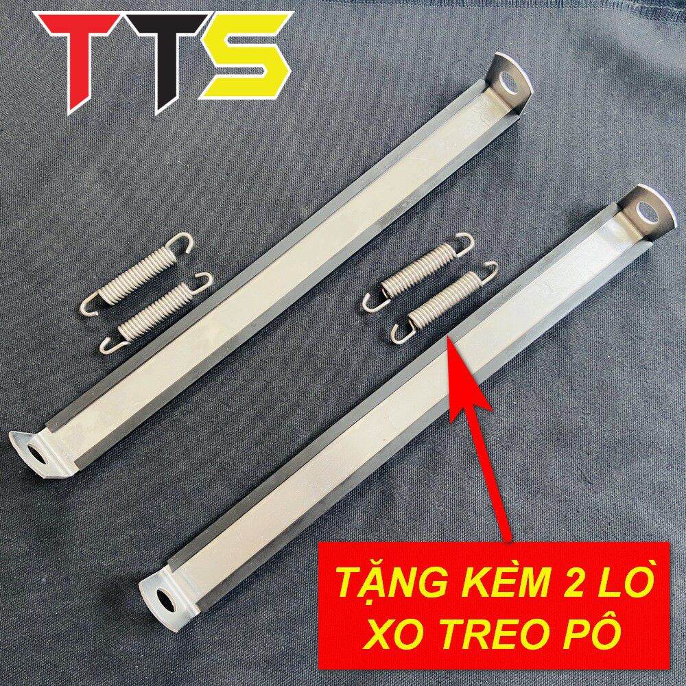 Pát treo pô, vòng tròn giữ pô Leovince, ANM tặng kèm 2 lò xo