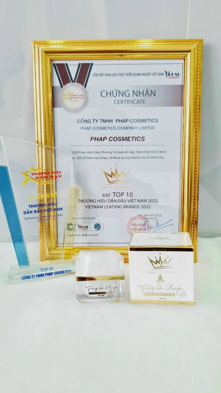 Kem trắng da giảm nám pháp chính hãng