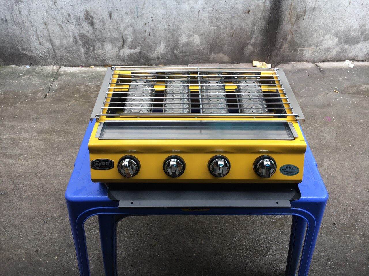 Bếp nướng bbq bằng gas 4-6 đầu đốt