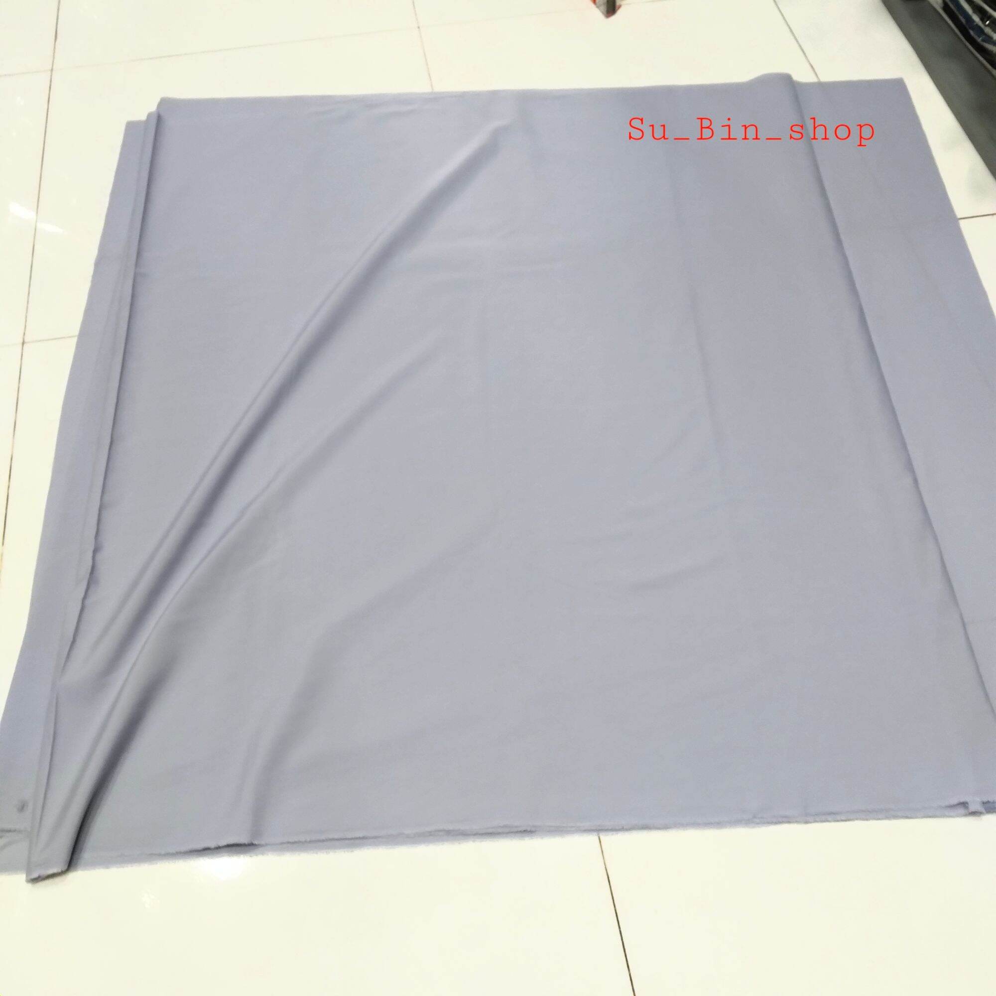 Vải kate silk màu Xám may đồ đi chùa