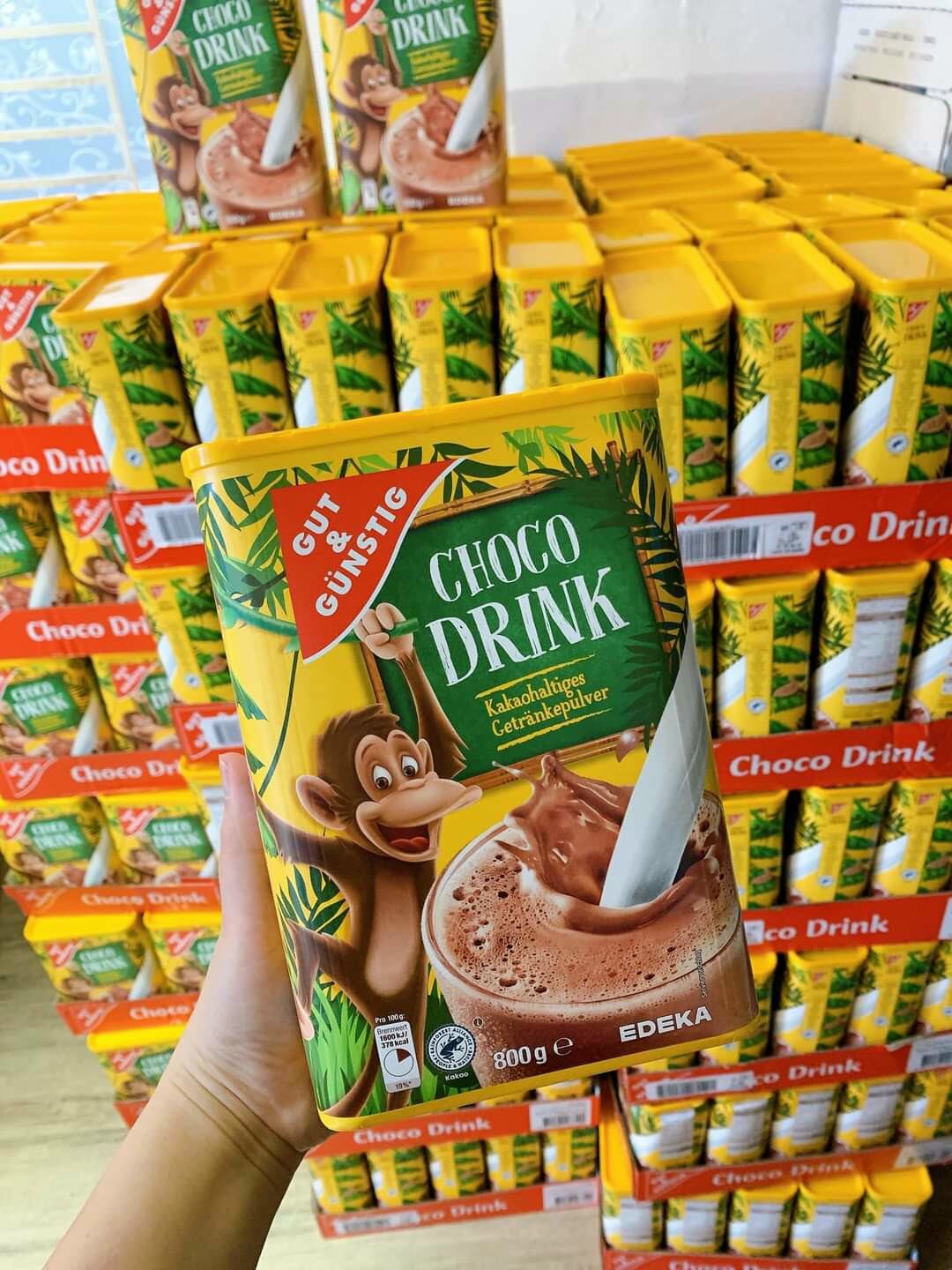 Bột Cacao pha sữa Choco Drink Đức 800gr