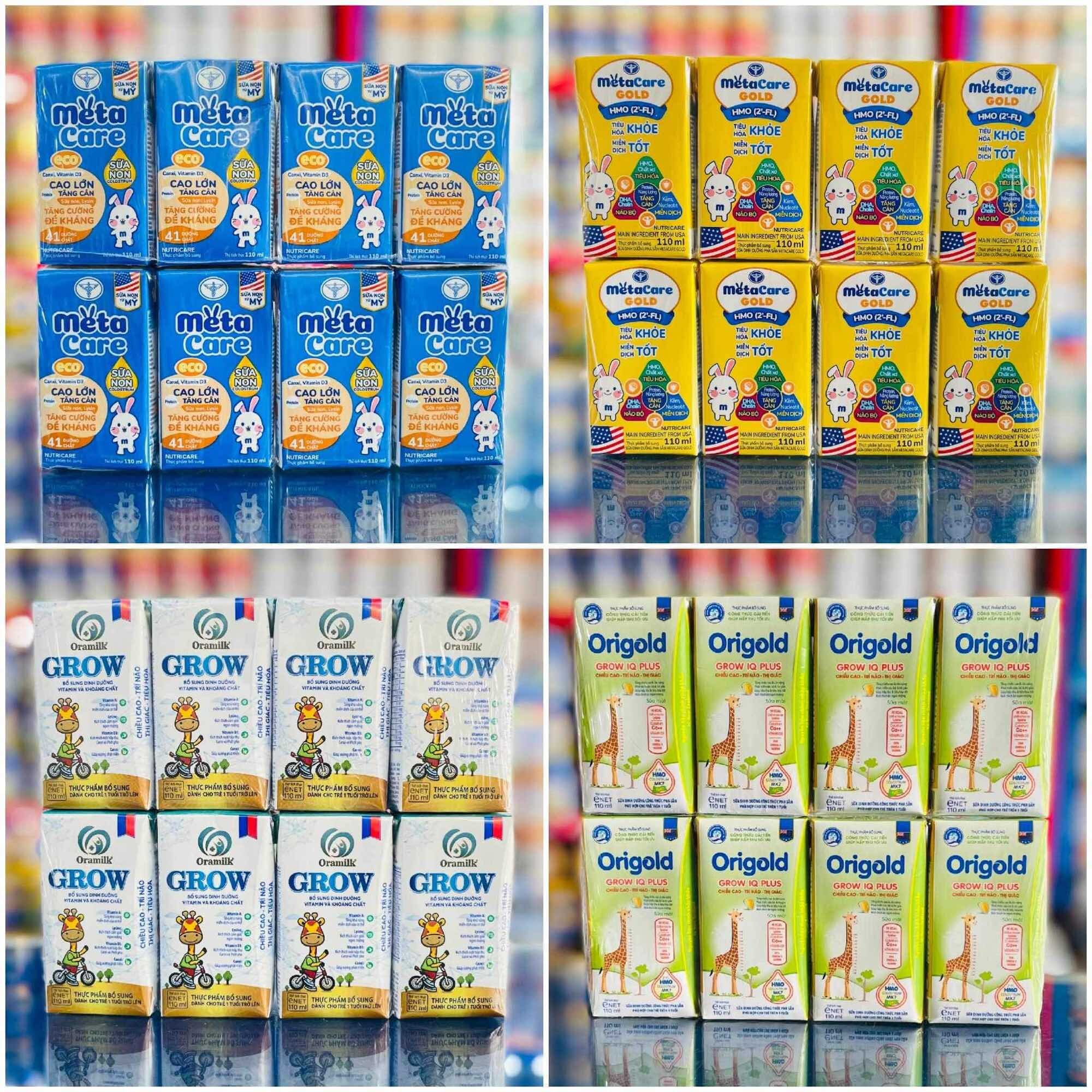 [TRỢ GIÁ Date 07/2024, mẫu thẻ cào] Thùng 48 hộp Sữa Bột Pha sẵn Oggi 110ml