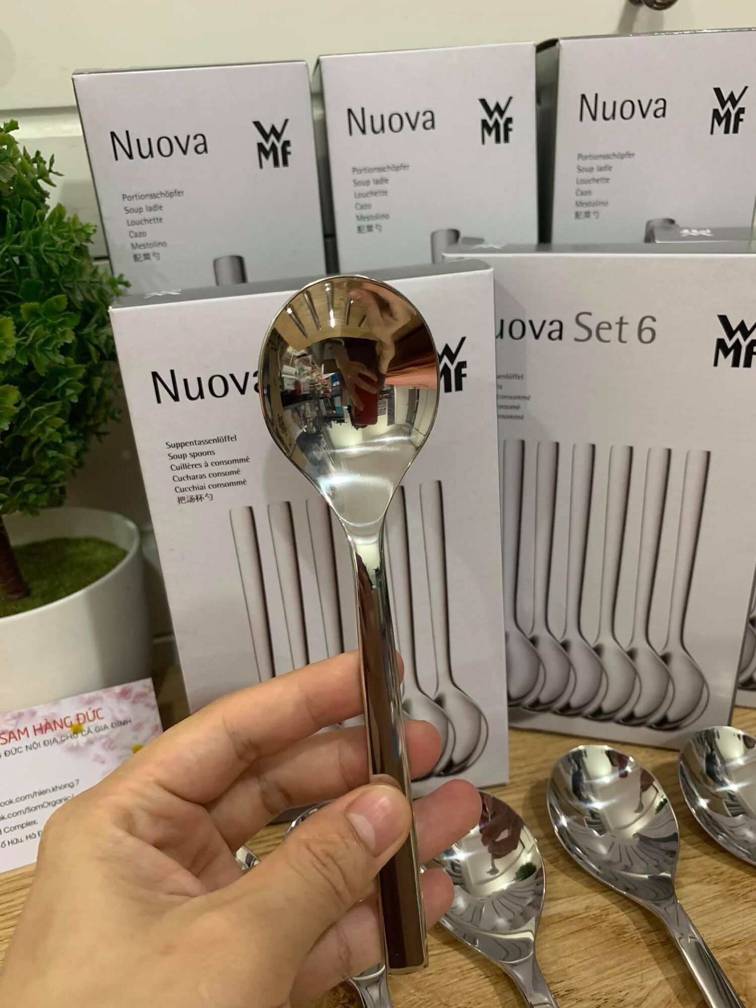 🇩🇪SET 6 THÌA WMF NOUVA CAO CẤP Germany - nội địa Đức