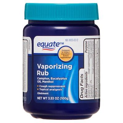 [HCM]Dầu bôi ấm ngực cho bé Equate Vaporizing Rub 100gr
