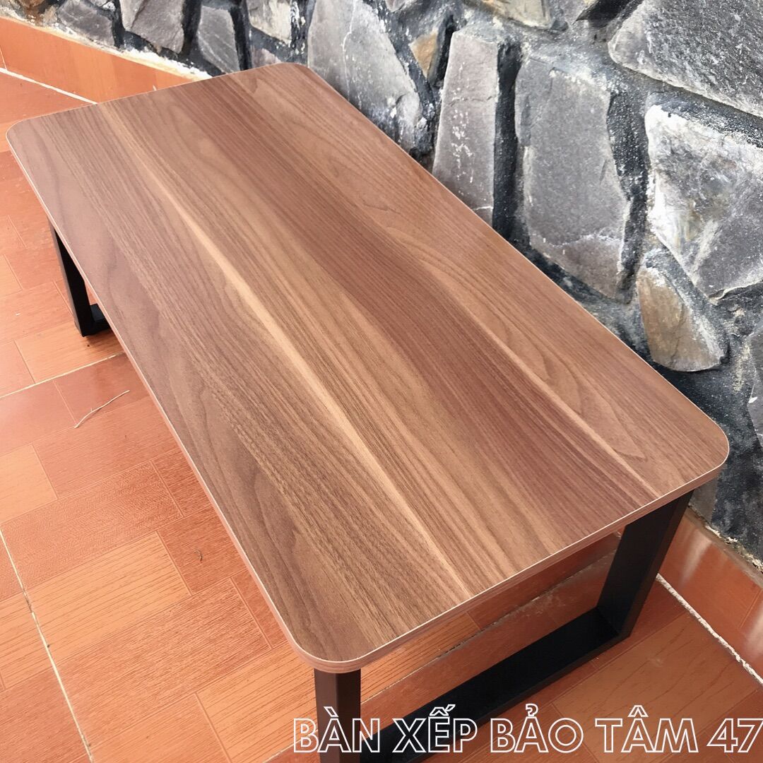 Bàn Vân Gỗ Chân Sắt Gấp (R:40cm,D:80cm,C:32cm)
