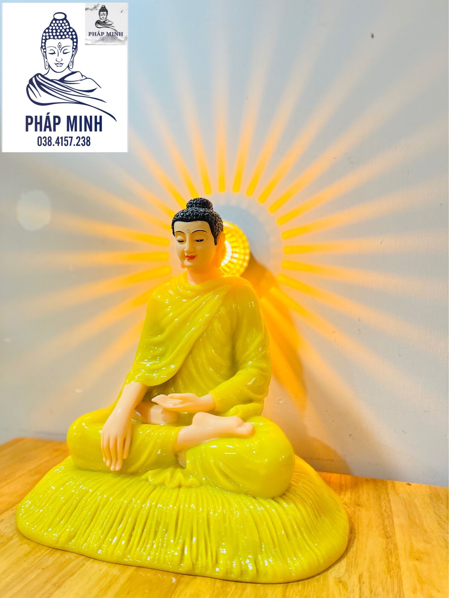 Hào quang kim sắc ánh sáng vàng đậm