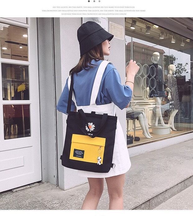 TOTE ĐEO 2 KIỂU _ Hoa cúc
