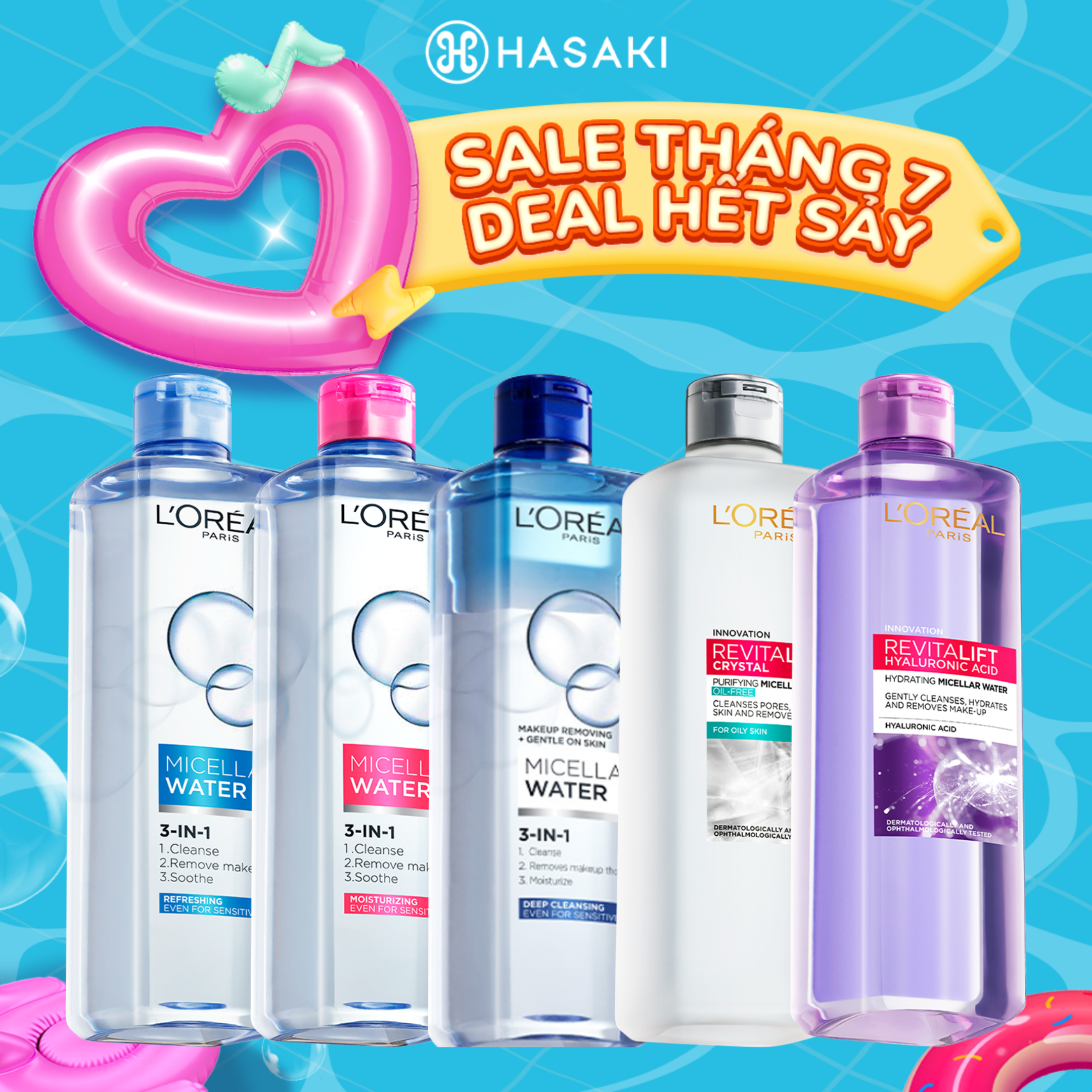 [DAILY] Nước Tẩy Trang L'Oréal Paris Micellar Water 400ml Hasaki Sản Phẩm Chính Hãng