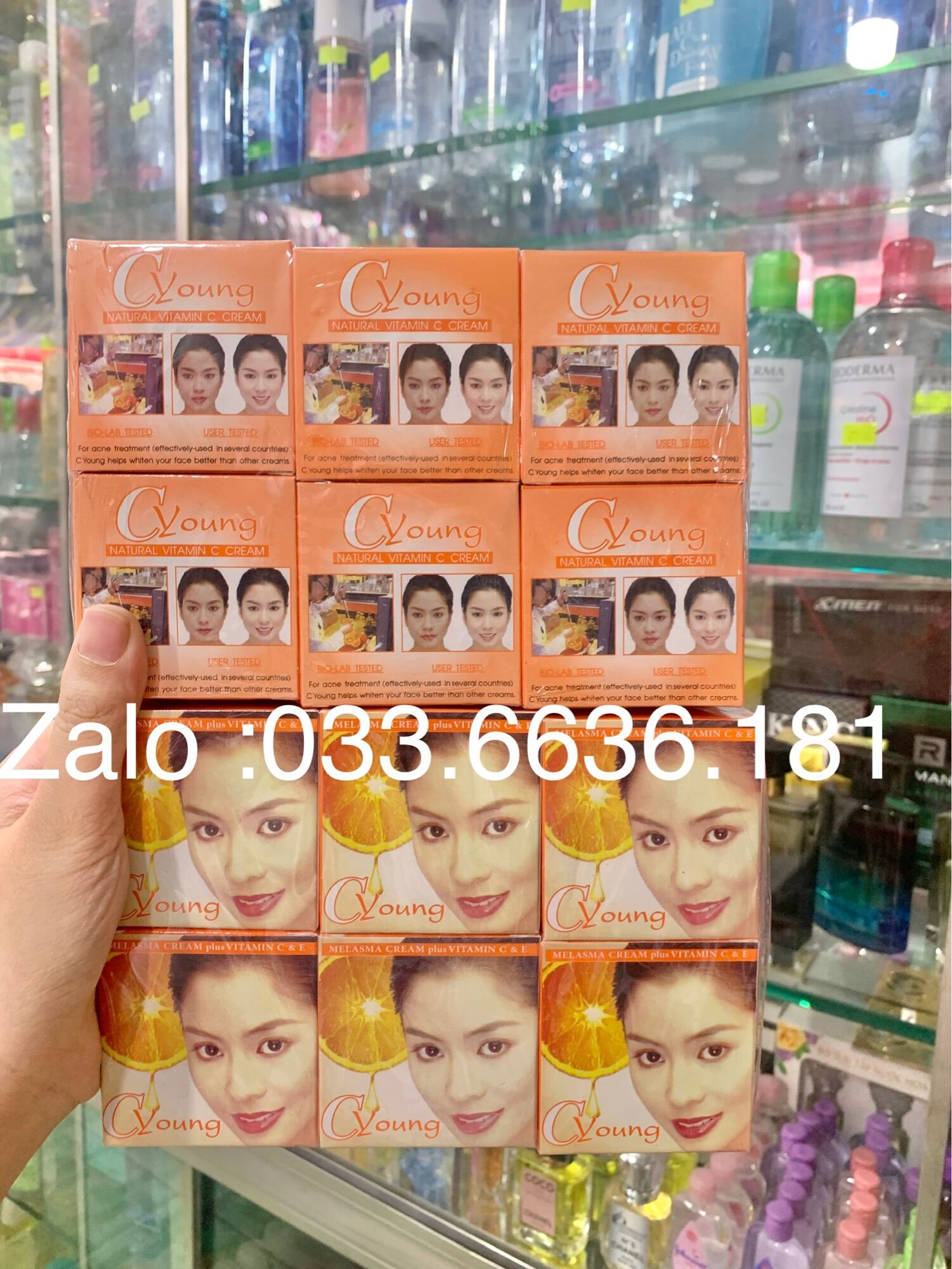 Sỉ nguyên lố 12h kem cam cyoung chuẩn xịn hàng Thái Lan hủ 4g