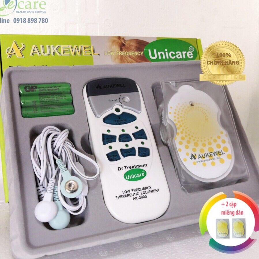 Máy massage xung điện 4 miếng dán Aukewel -ak2000