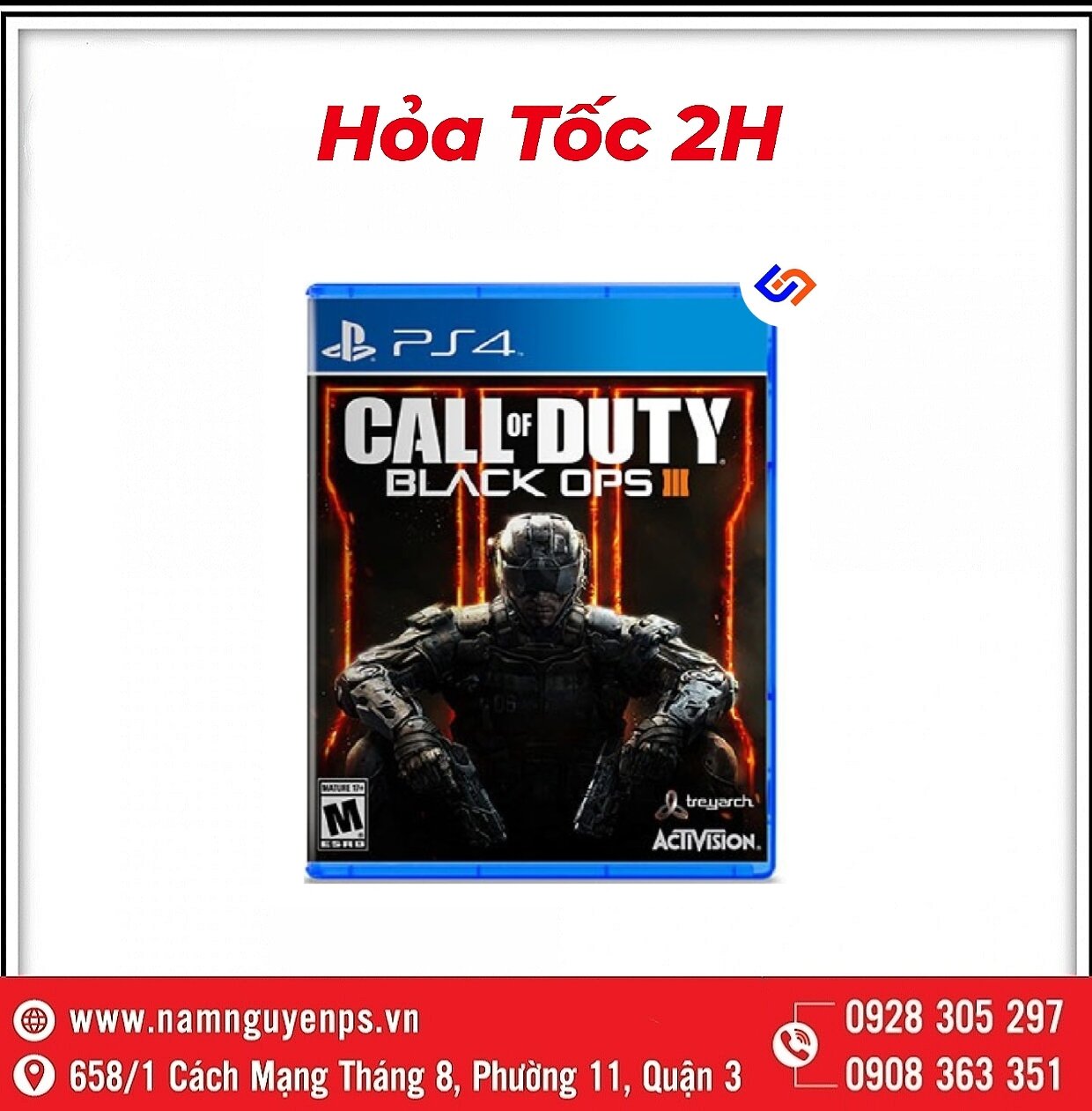 Đĩa game ps4 | call of duty black ops 3 cod bo3