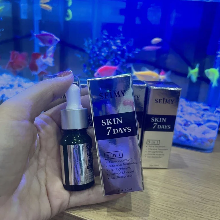 SEIMY SKIN 7 DAYS ( Lọ 10ml ) . Seimy Skin 7days 5in1 Giảm Mụn Thâm Rỗ Serum 10ml - HanHan