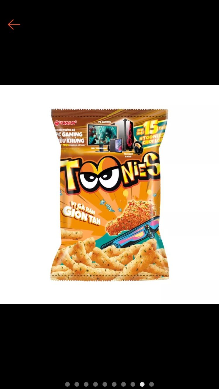 [Combo 5 bịch] Bánh Snack Toonies