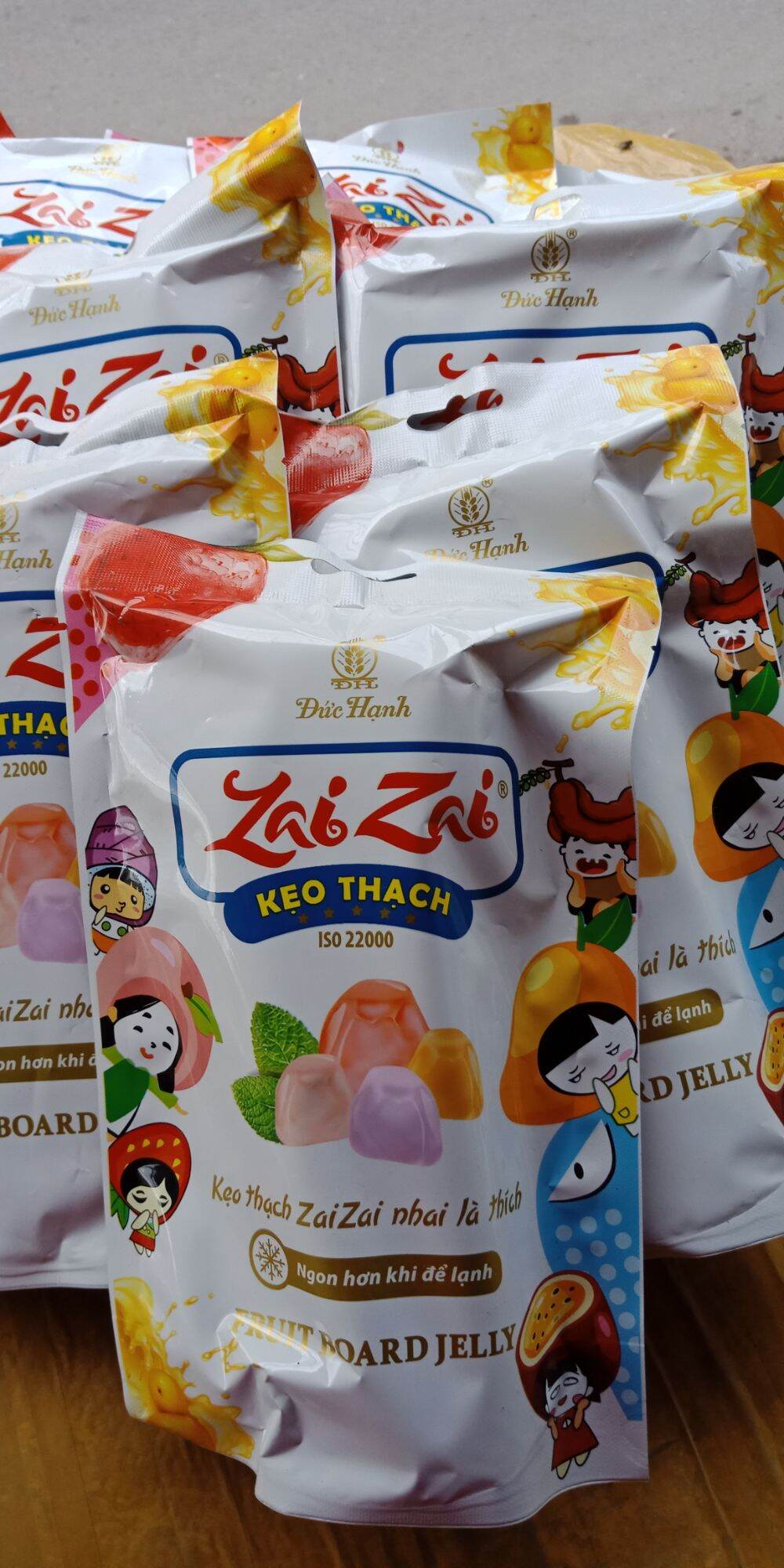 Thạch rau câu Zai Zai Đức Hạnh loại túi 250gr
