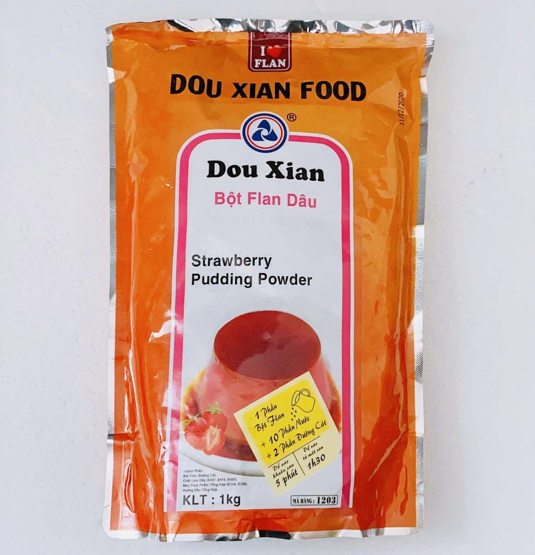 Bột pudding dâu Duo Xian 1kg