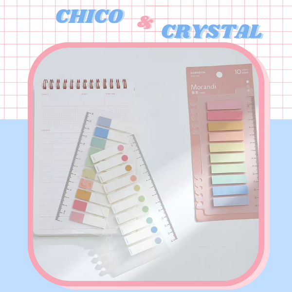 Giấy đánh dấu trang vở, sách màu pastel | GPT001