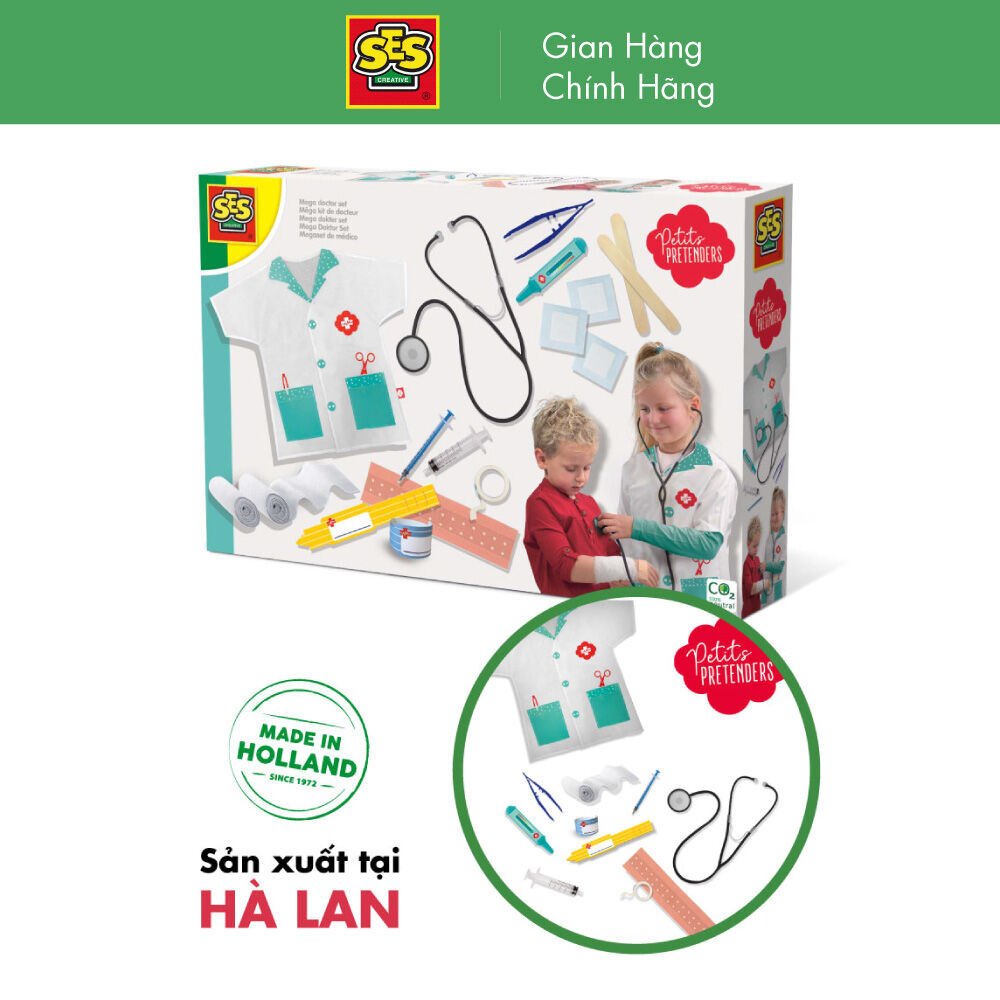 Đồ chơi mô phỏng bác sĩ mega doctor play set - ses creative