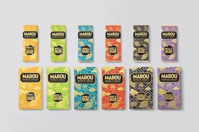 combo 6 thanh socola Marou 6 vị thanh 24g