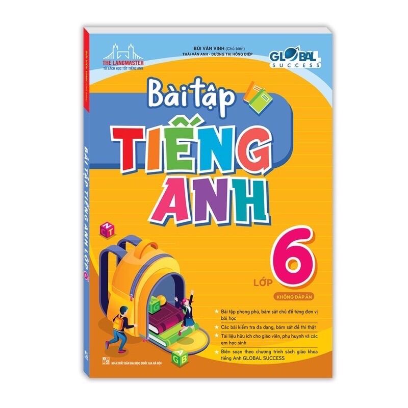 Sách - Bài tập tiếng anh lớp 6
