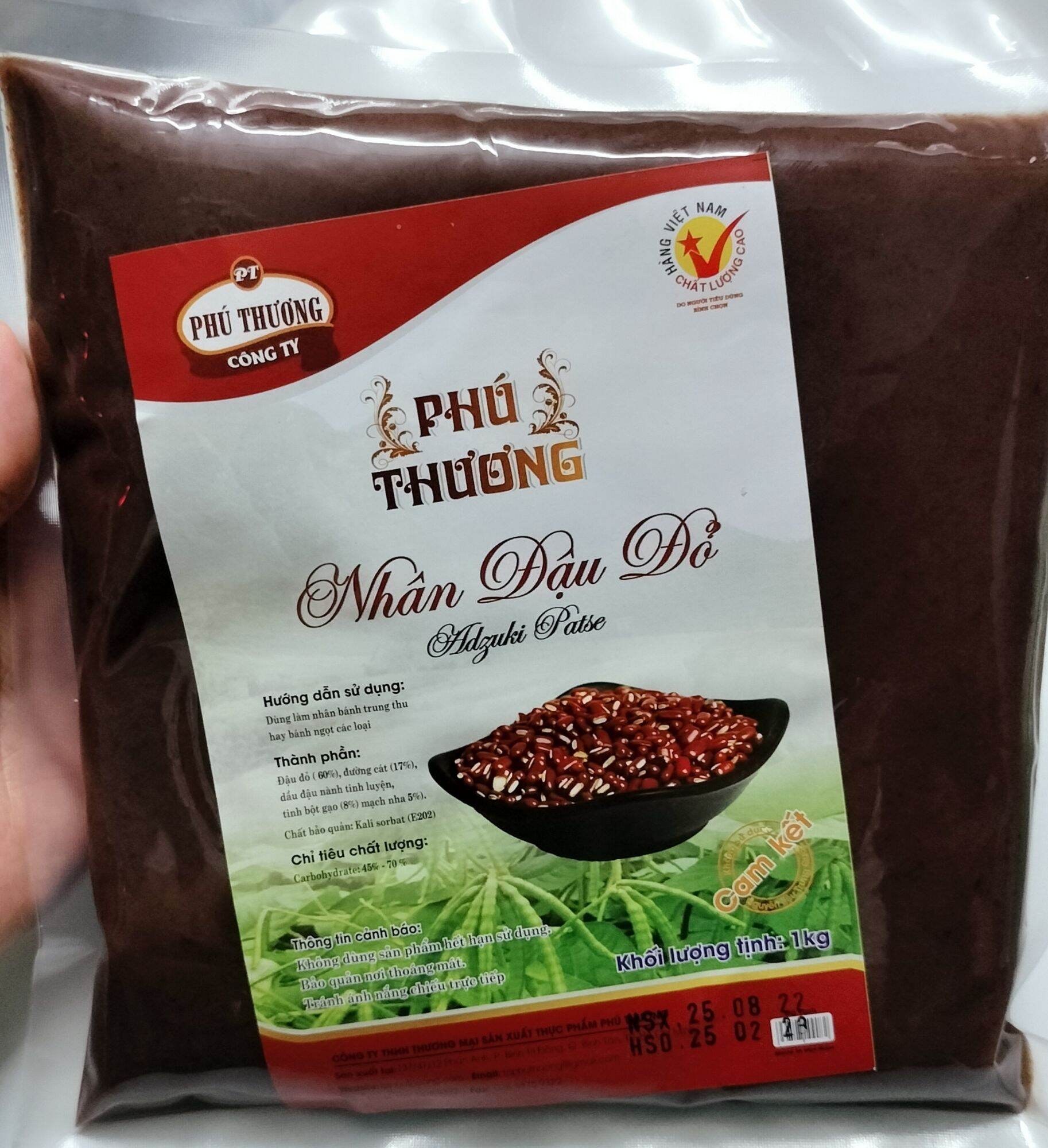 Nhân trung thu Đậu đỏ _1kg