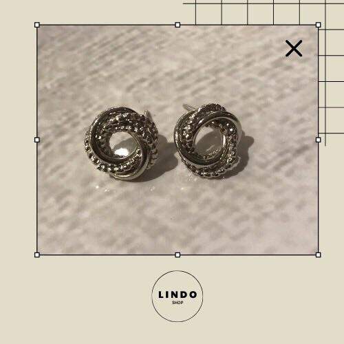 Bông tai nữ thời trang kiểu dáng độc lạ LINDO