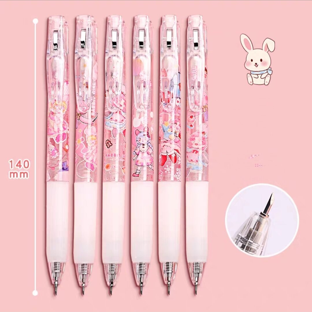 Bút dao dạng bấm rọc cắt giấy , sticker, washi