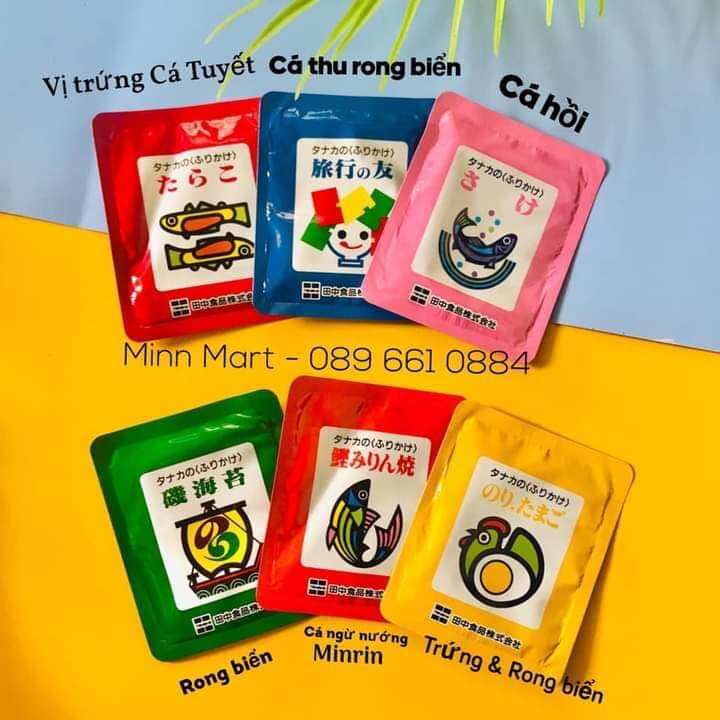 GIA VỊ RẮC CƠM 6 VỊ CHO BÉ.