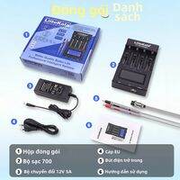 Liitokala | Bộ Sạc Đa Năng LiitoKala Lii-700 Cho Pin 18650 AA AAA - Sạc Nhanh QC 12V 5A Với Chức Năng Bảo Vệ Quá Tải & Chống Đảo Chiều Kích Hoạt 0V