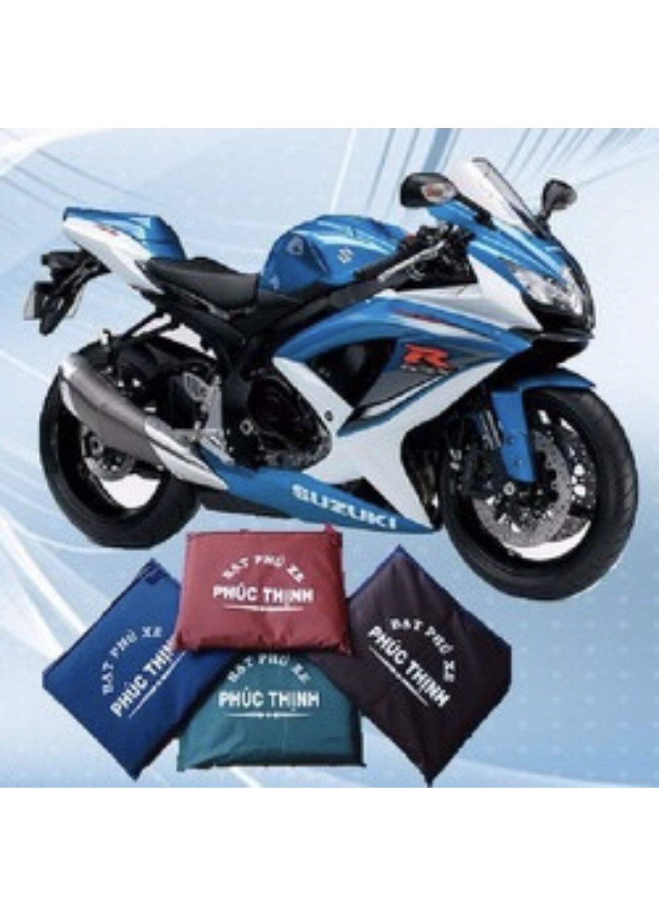 Bạt phủ cao cấp cho xe môtô : z1000, z800, cbr , r15, ducati …
