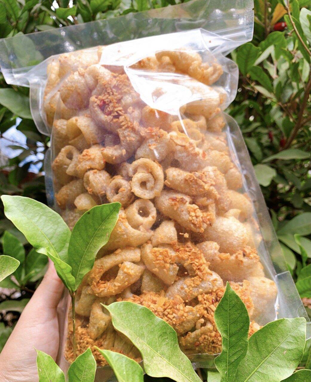 500gr da heo tỏi ớt chiên giòn