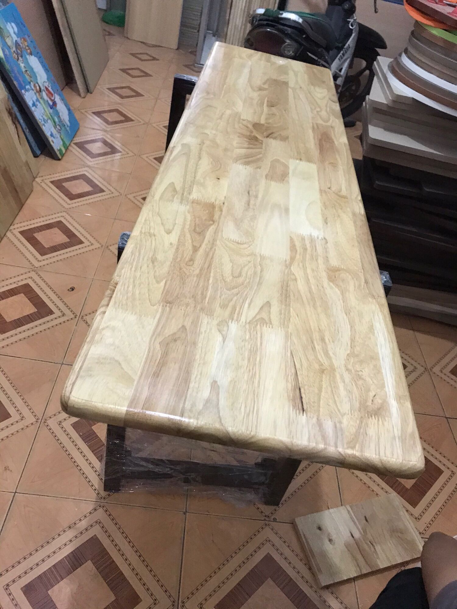 [HCM]Mặt Gỗ cao su 50*100