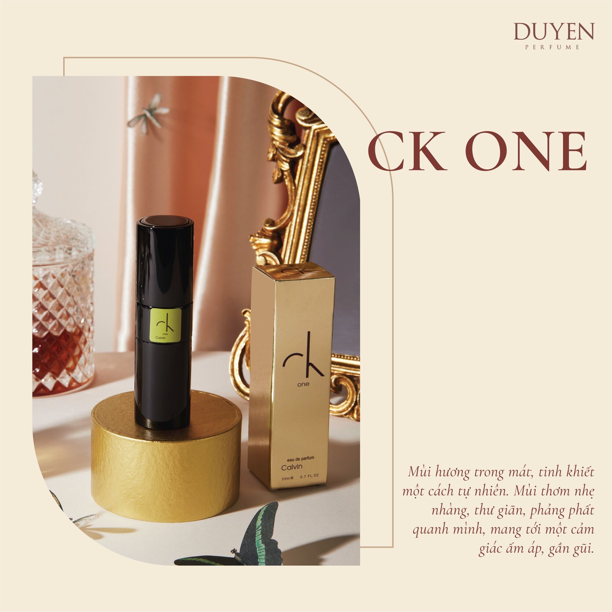 duyenperfume - Nước hoa mini 20ml CK ONE (unisex)