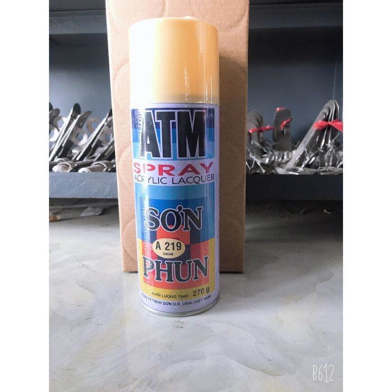 Sơn xịt atm màu kem a219