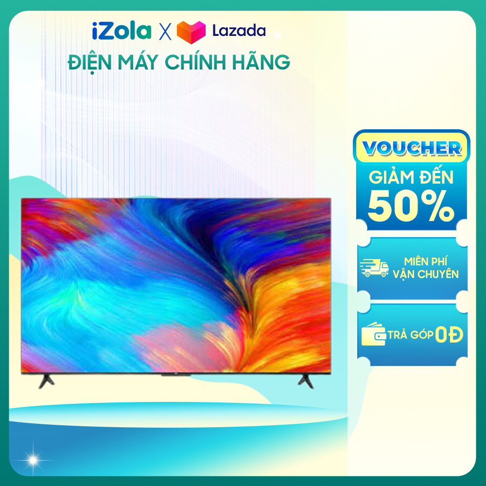 [Giao tại HCM] Google Tivi TCL LED 4K 55 inch 55P638 – Công nghệ HDR10 cho hình ảnh có gam màu rộng – Công nghệ Dolby Audio mang lại trải nghiệm âm thanh sống động – Bộ xử lý AiPQ Gen 2