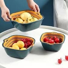 Set rổ nhựa 6 món -bộ rổ nhựa kèm chậu 6 món cao cấp