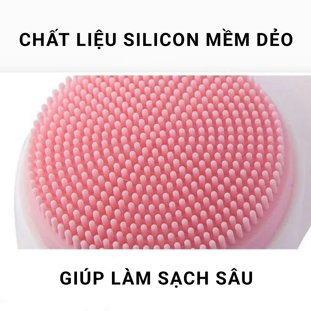 Cọ Rửa Mặt Massage Hai Đầu Hàn Quốc