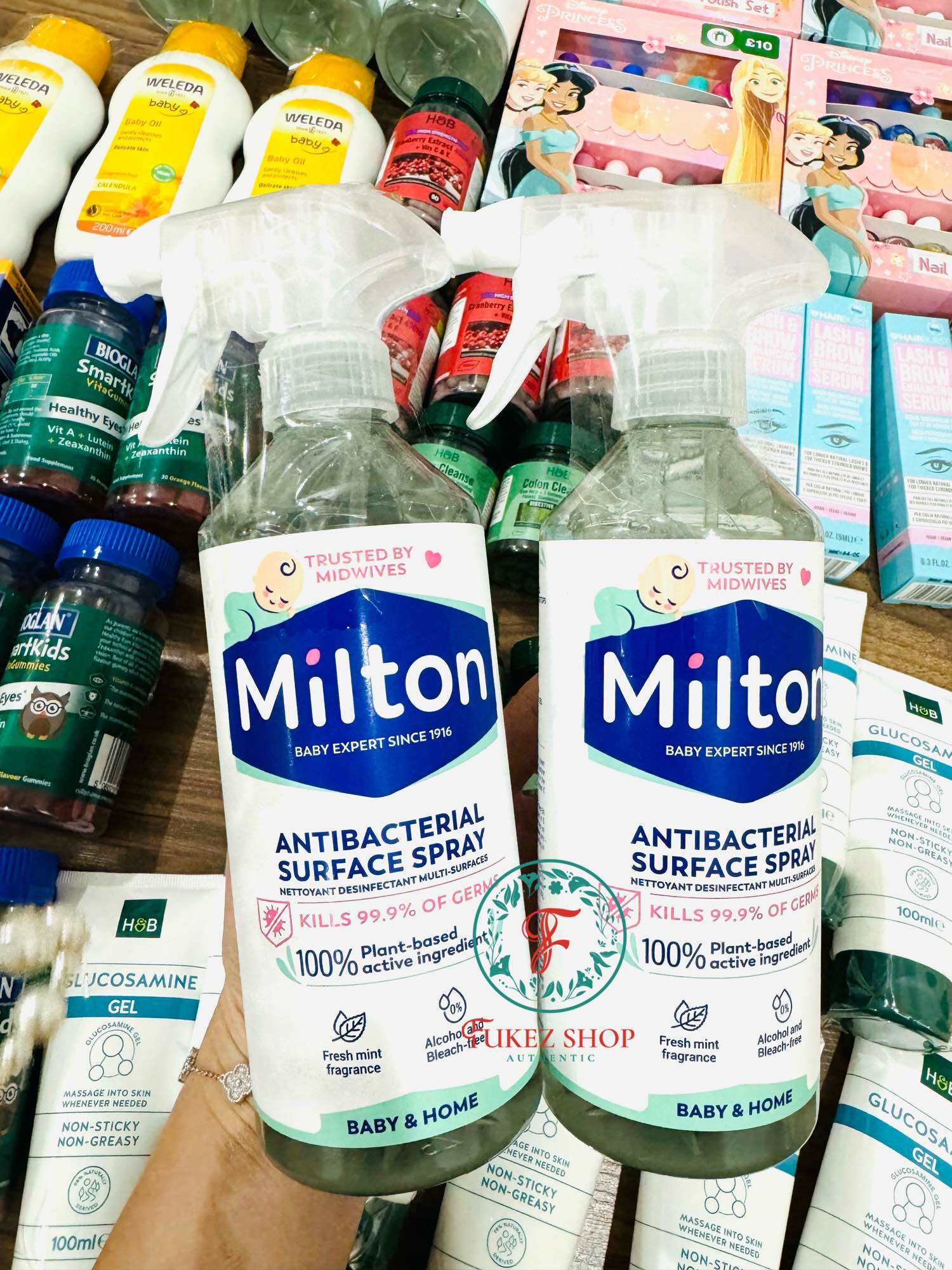 Xịt khuẩn an toàn Milton UK 500ml