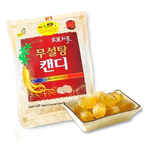 Kẹo hồng sâm không đường Hàn Quốc 500gr