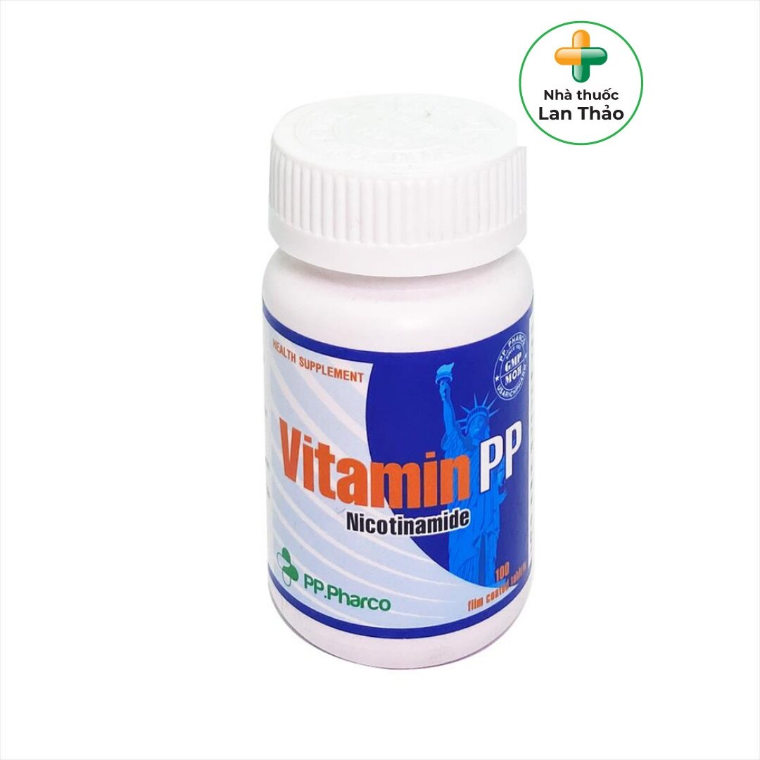 Viên uống vitamin pp 500mg lọ 100 viên
