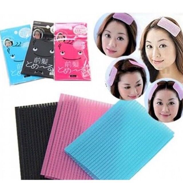 Combo 5 set dán mái cố định tóc trang điểm rửa mặt cho nữ