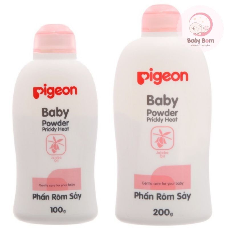 Chính hãng - Phấn rôm sảy Pigeon nắp màu 100gr/200gr