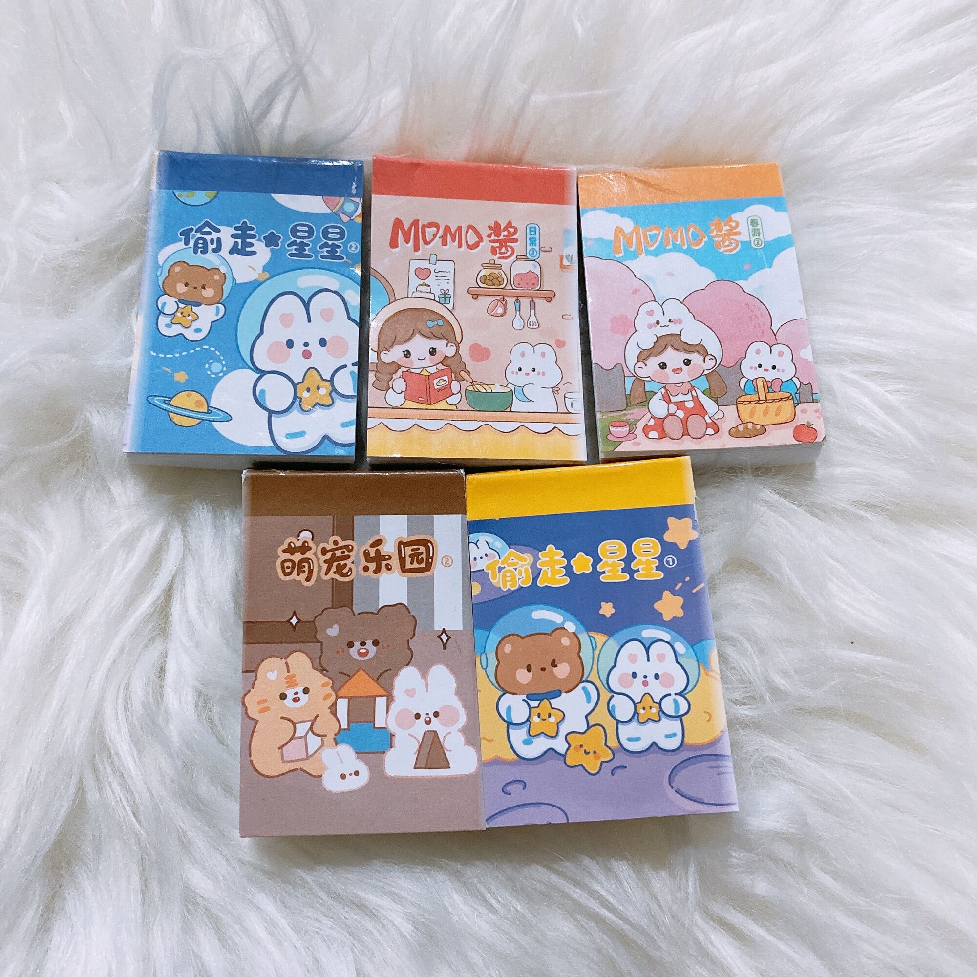 Quyển sticker hình chữ Nhật mini