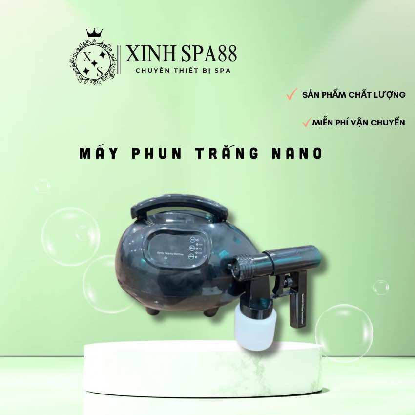 Máy Phun Trắng Nano , Máy Phun Dưỡng Chất , Máy Phun Tinh Chất ( Máy TRòn) - SPA88