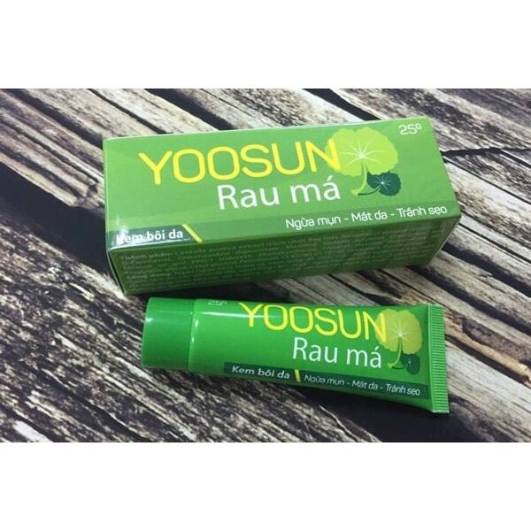 [Hcm]Kem Bôi Da Yoosun Rau Má 25G - Ngừa Mụn - Mát Da - Tránh Sẹo