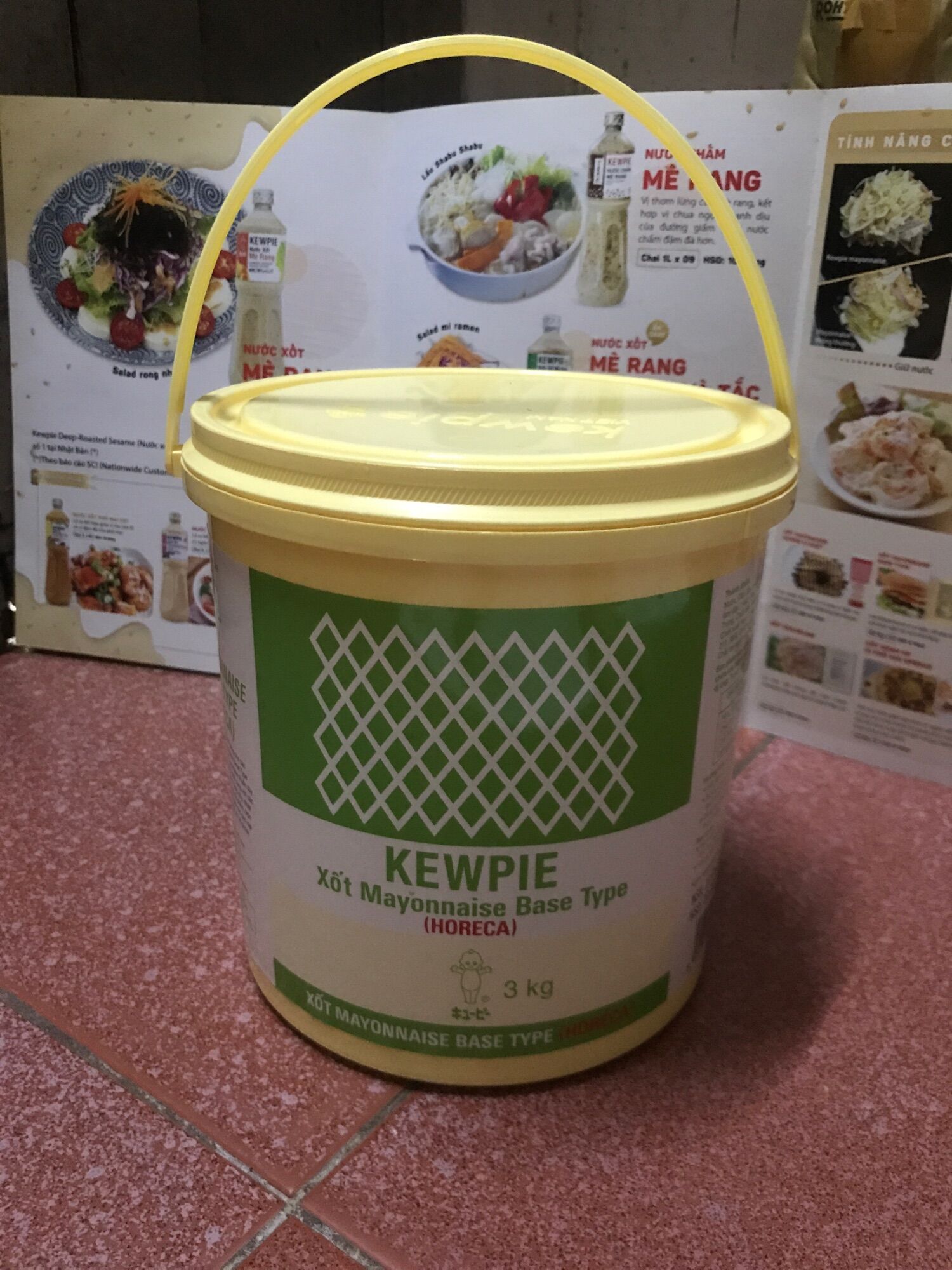 Xốt Mayonnaise Base Type (Horeca) 3kg kewpie